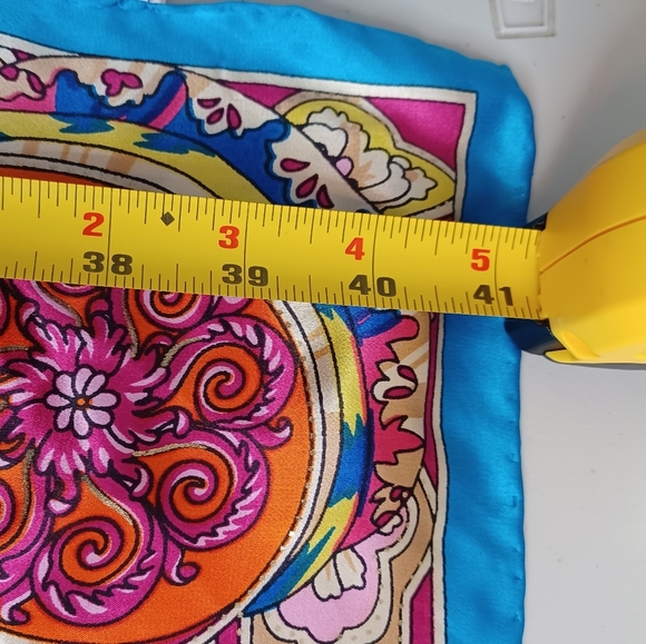 Luxury 100% Silk Colorful Gold Telescope Chapeau Scarf Wrap - Picture 12 of 14